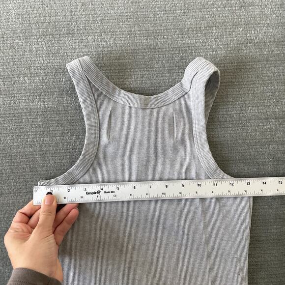 Mother Chin Ups Tank Top Women XS High Neck Knit Casual Minimalist Sustainable - Picture 3 of 7